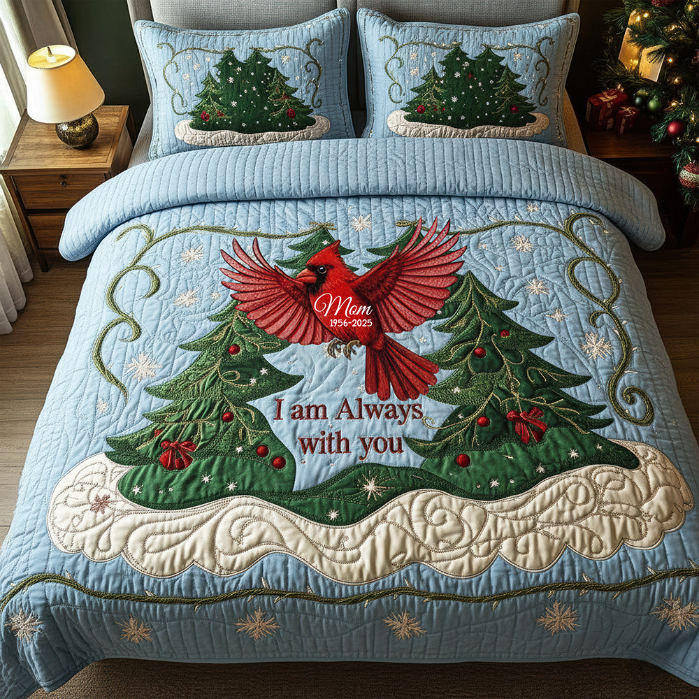 Cardinal Memorial Quilt Bedding Set – Personalized Gifts For Loved Ones In Heaven 05tgqn021025