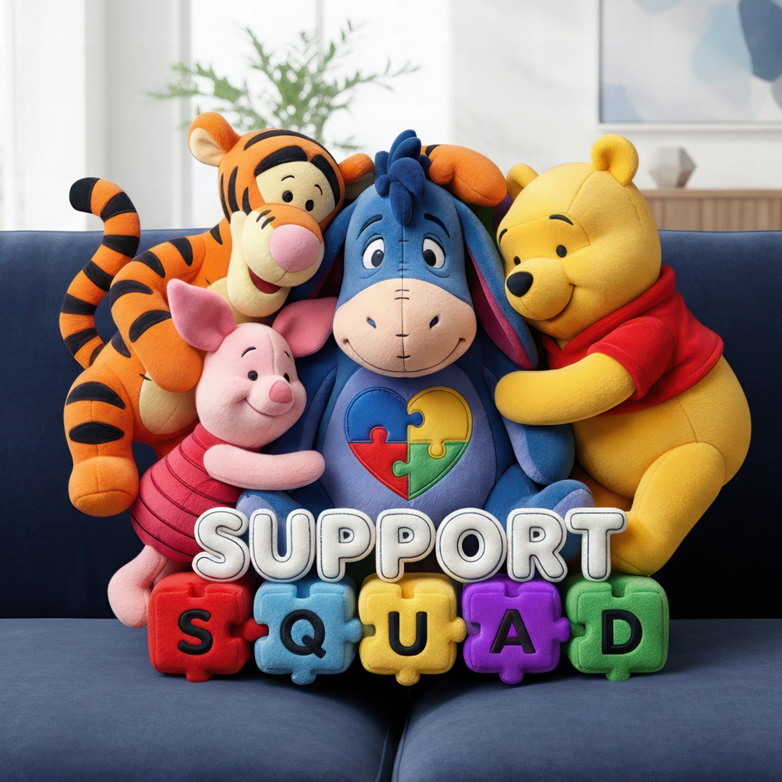 Autism Support Custom Shape Pillow - Gifts For Autism Awareness 03paqn081225