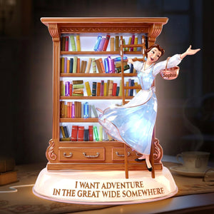 Bookworm Adventure Light Box Personalized Gifts For Book Lovers 01QHLU041225