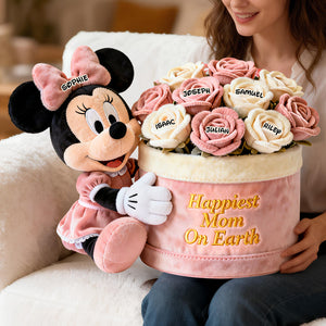 Happiest Mom On Earth Pillow - Personalized Gifts For Mom 02NADT050226