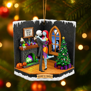 Personalized Gifts For Christmas, Couple acrylic ornament 02tomg230825