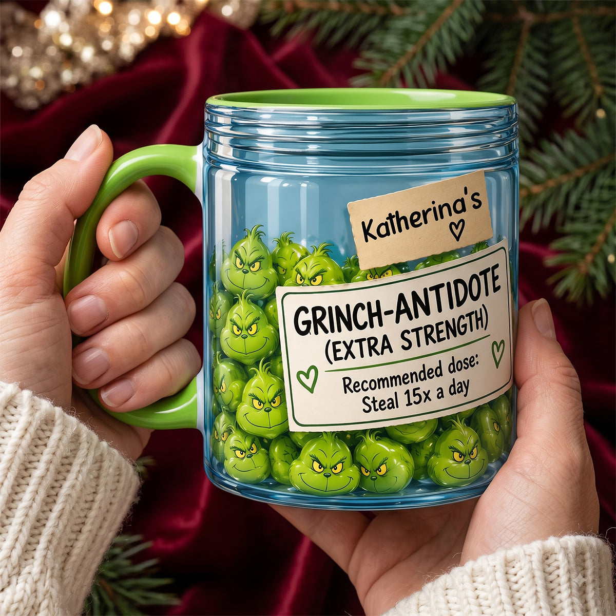 Mischief Antidote Extra Strength Accent Mug - Personalized Gifts 01hudt191026