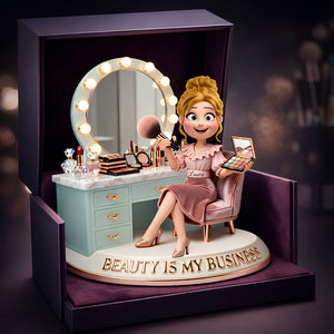 Dressing Table Acrylic Plaque - Personalized Makeup Artist Gifts 02PGDT230226