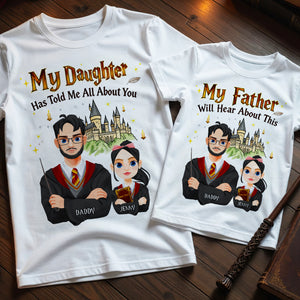 Fantasy School Dad And Kids Shirt - Personalized Gifts For Father's Day Shirt 01HUDT140526PA