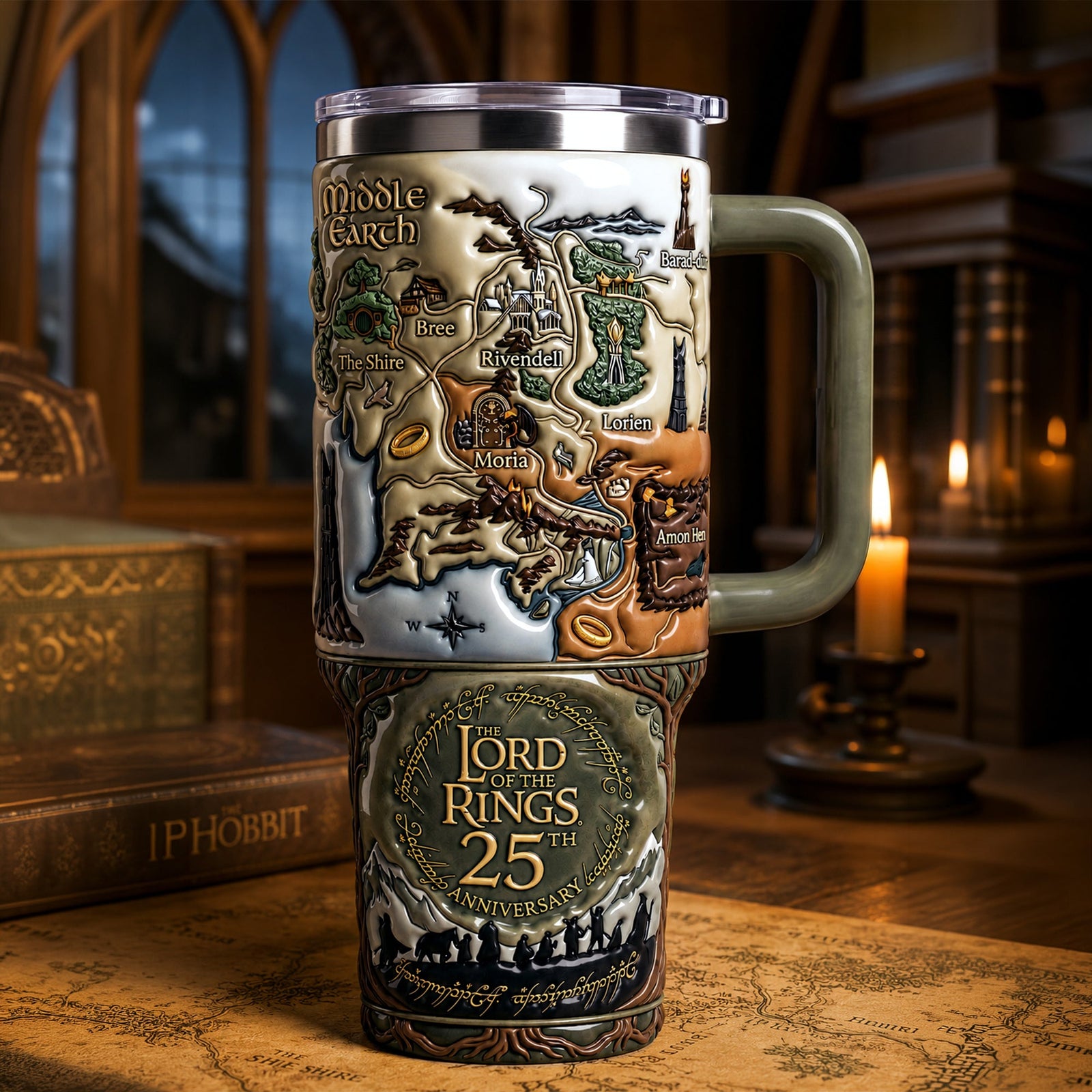 Into Fantasy World 40oz Tumbler With Handle - Personalized Gifts 03QHLU230626