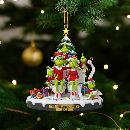 Personalized Gifts For Family Christmas Ornament 02natn180925