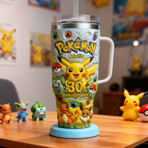 Celebrate 30th Pocket Creature 40 Tumbler - Personalized Gift 07TGLU170126