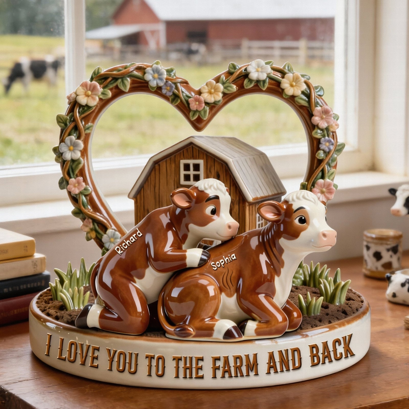Cow Couple Farm Acrylic Plaque – Personalized Gifts For Couple 03ohqn311225