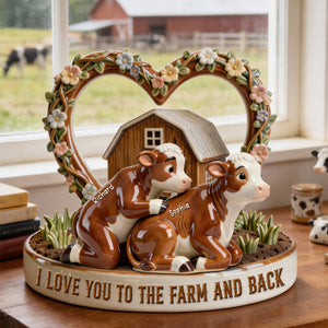 Cow Couple Farm Acrylic Plaque – Personalized Gifts For Couple 03ohqn311225