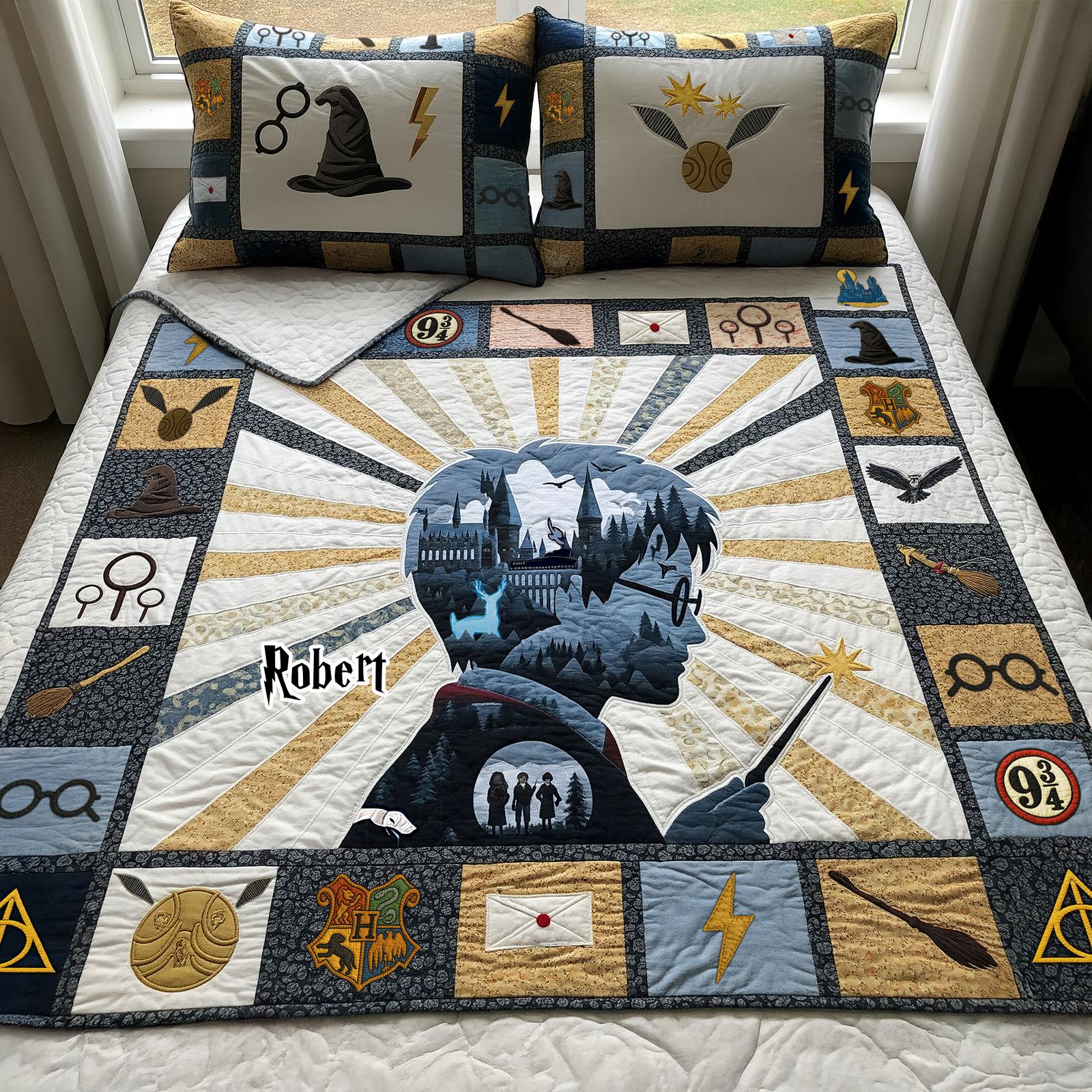 Magical Quilt Bed Set, Personalized Gifts For Movie & Novel Fans 03QHPU160725