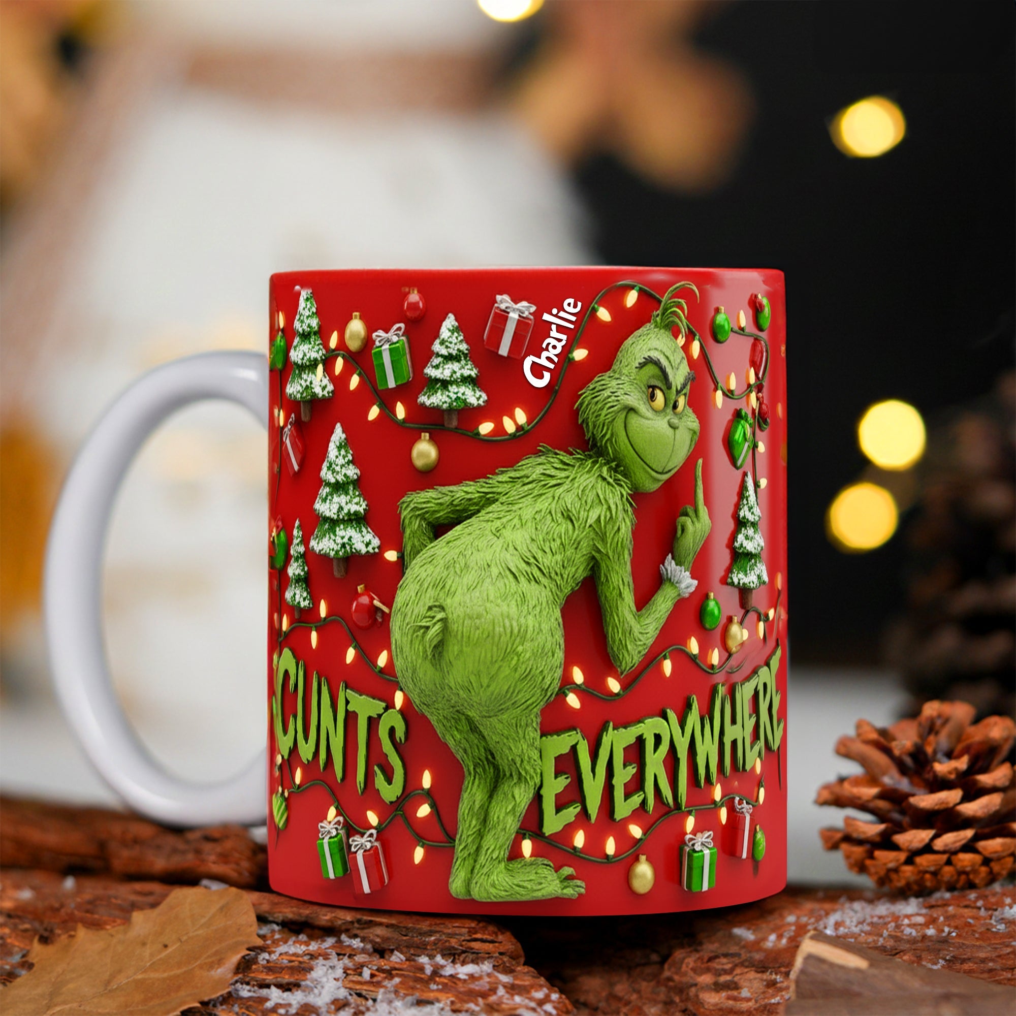 A Playful Buddy Edge To Edge Mug - Personalized Gifts For Christmas 03NALU061125