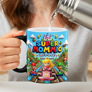 Racing Mom and Kids Magic Mug -  Personalized Gifts For Mothers 03naqn090426