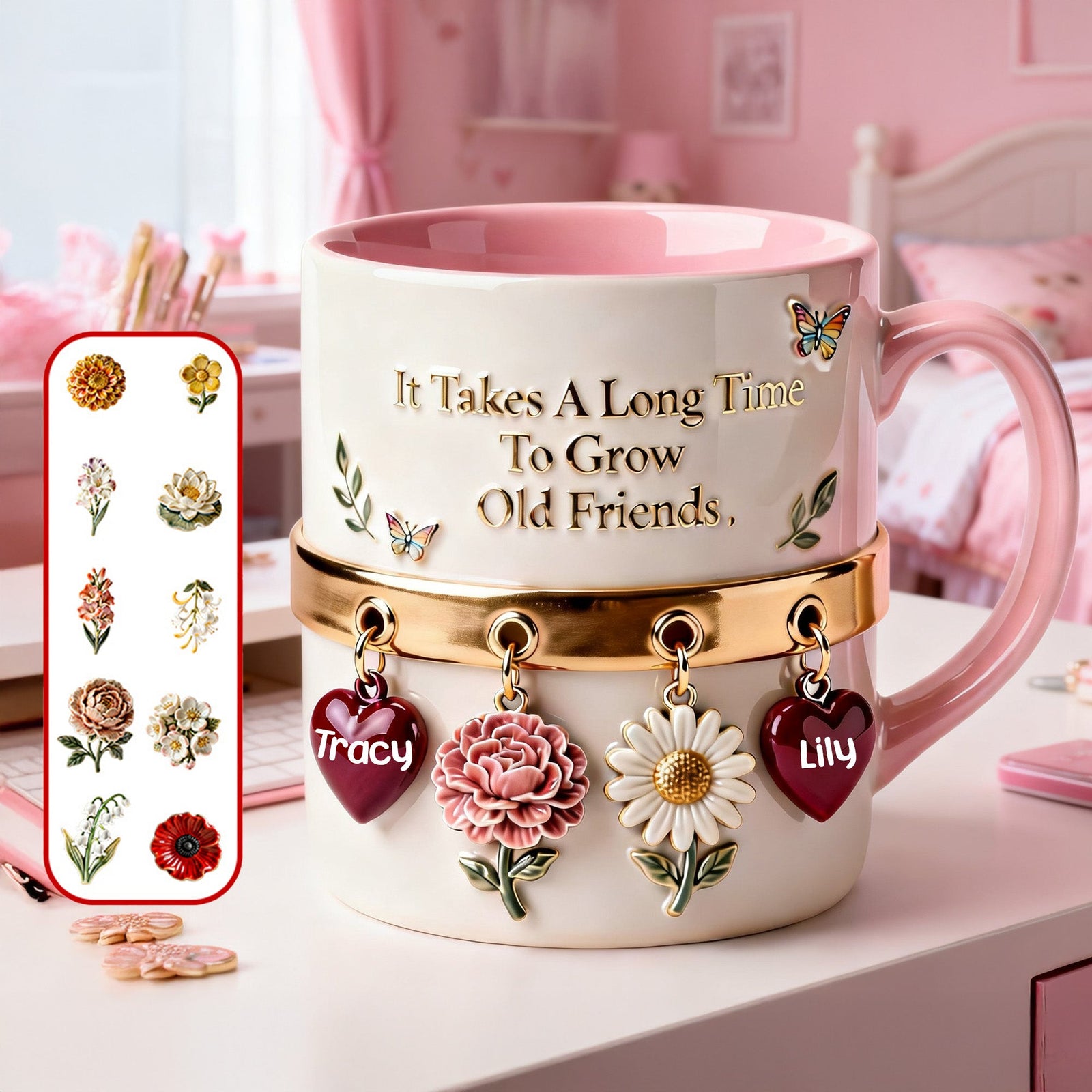 Birth Month Flowers Coffee Mug – Personalized Gifts For Friends 02namg251225-Homacus