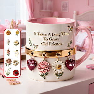 Birth Month Flowers Coffee Mug – Personalized Gifts For Friends 02namg251225-Homacus