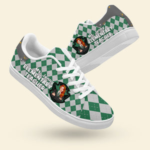 Best Teacher, Personalized Casual Shoes, Gifts For Teacher, 04htpo280723tm - Shoes - GoDuckee