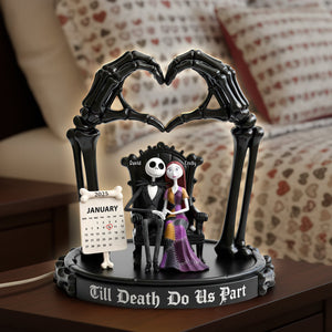 Spooky Couple Acrylic Light Box - Personalized Gifts For Couple 04toqn241225