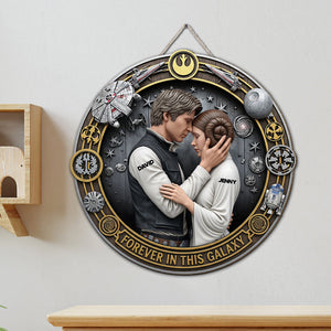 Galactic Love Personalized Gifts For Couple Wood Sign Forever In This Galaxy 01ohtn170725