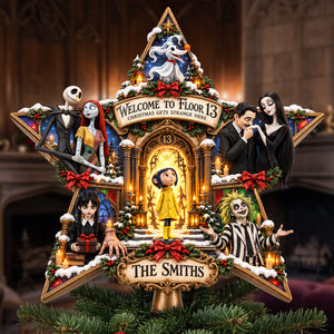 Fantastical Journey Welcome to Floor 13 Tree Topper - Personalized Christmas Gifts 02hata210926