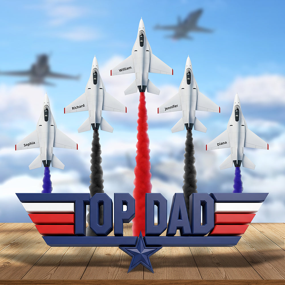 Top Dad Acrylic Plaque - Personalized Gifts For Dad 04ohqn280525-Homacus