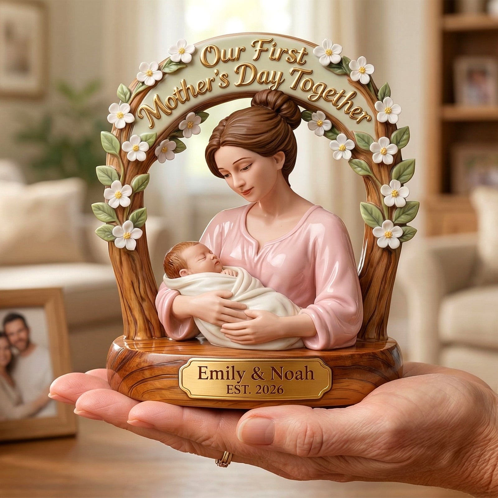 Our 1st Mother's Day Together Acrylic Plaque - Personalized Gifts For Mother 03tyqn110326