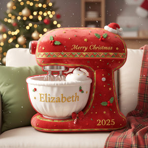 Cute Baking Mixer Pillow-Personalized Christmas Gifts For Baking Lovers 04PGTN051125
