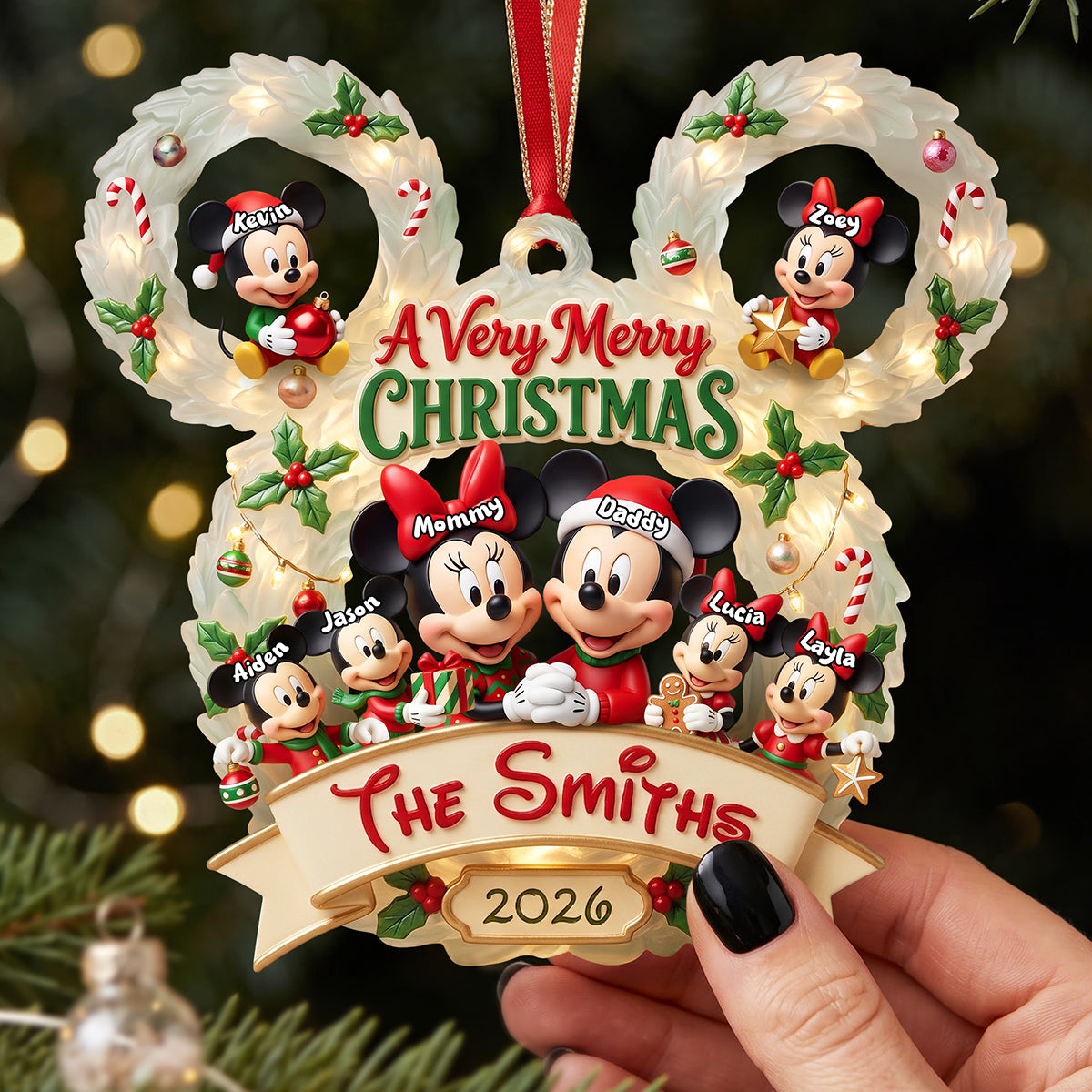A Very Merry Christmas Ornament - Personalized Gifts For Family 02pata280826
