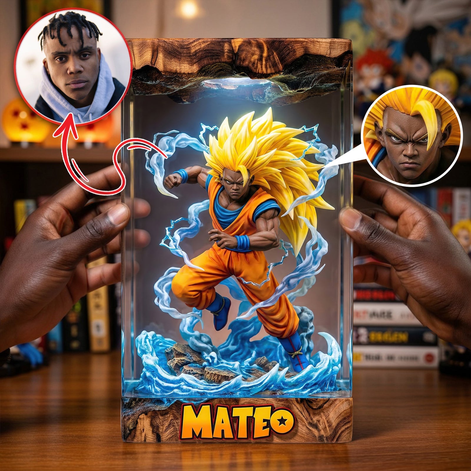 Ultimate Warrior Acrylic Plaque - Custom Photo Gifts 01hulu180326