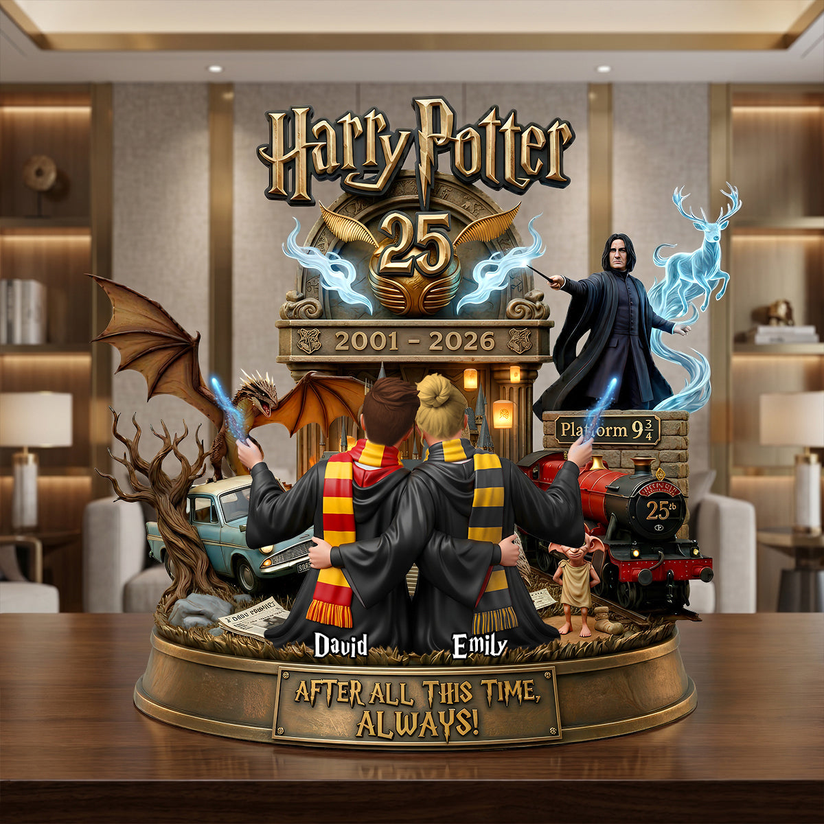 25th Anniversary Acrylic Plaque - Personalized Gifts For Fantasy Lovers 02ohdh220626