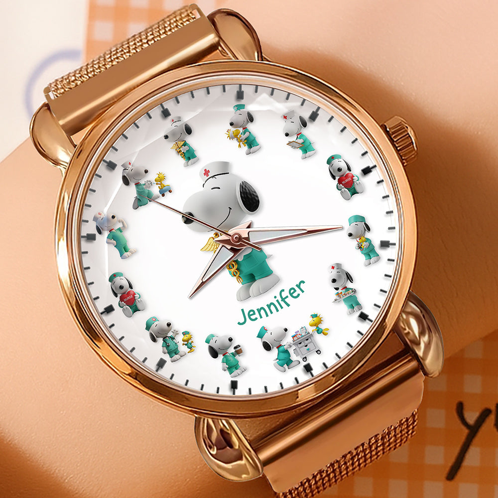 Nurse Mesh Strap Quartz Watch – Personalized Gifts For Nurse 02naqn170725