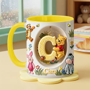 Alphabet Lovely Coffee Accent Mug - Personalized Gifts 02nata170126