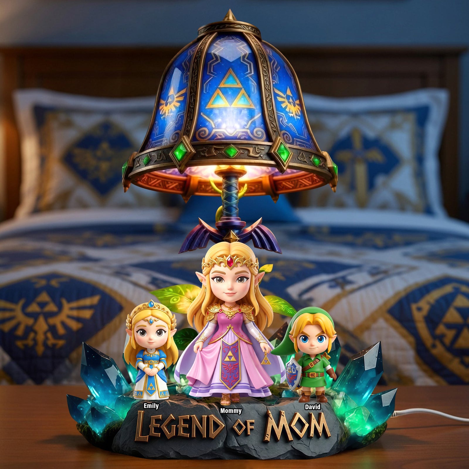 Fantasy Adventure Mom and Kids Acrylic Light Box - Personalized Gifts For Mother 03tyqn080426