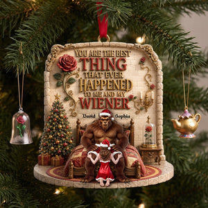 My Favorite Love Christmas Ornament - Personalized Gifts For Couple 06OHLU060826