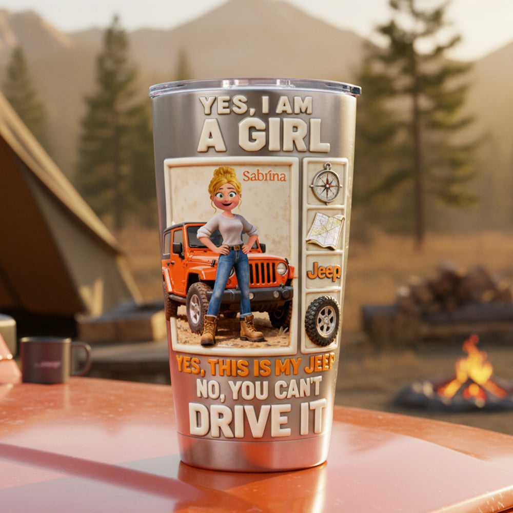 Off-road Girl 20oz Tumbler - Personalized Gifts For Off-road Lovers 04kita060226