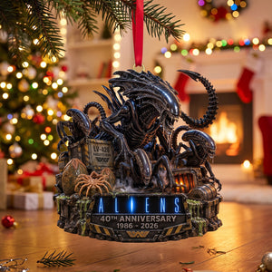 Sci-Fi Creature Celebrating 40th Anniversary Acrylic Ornament - Personalized Gifts 04natn100926