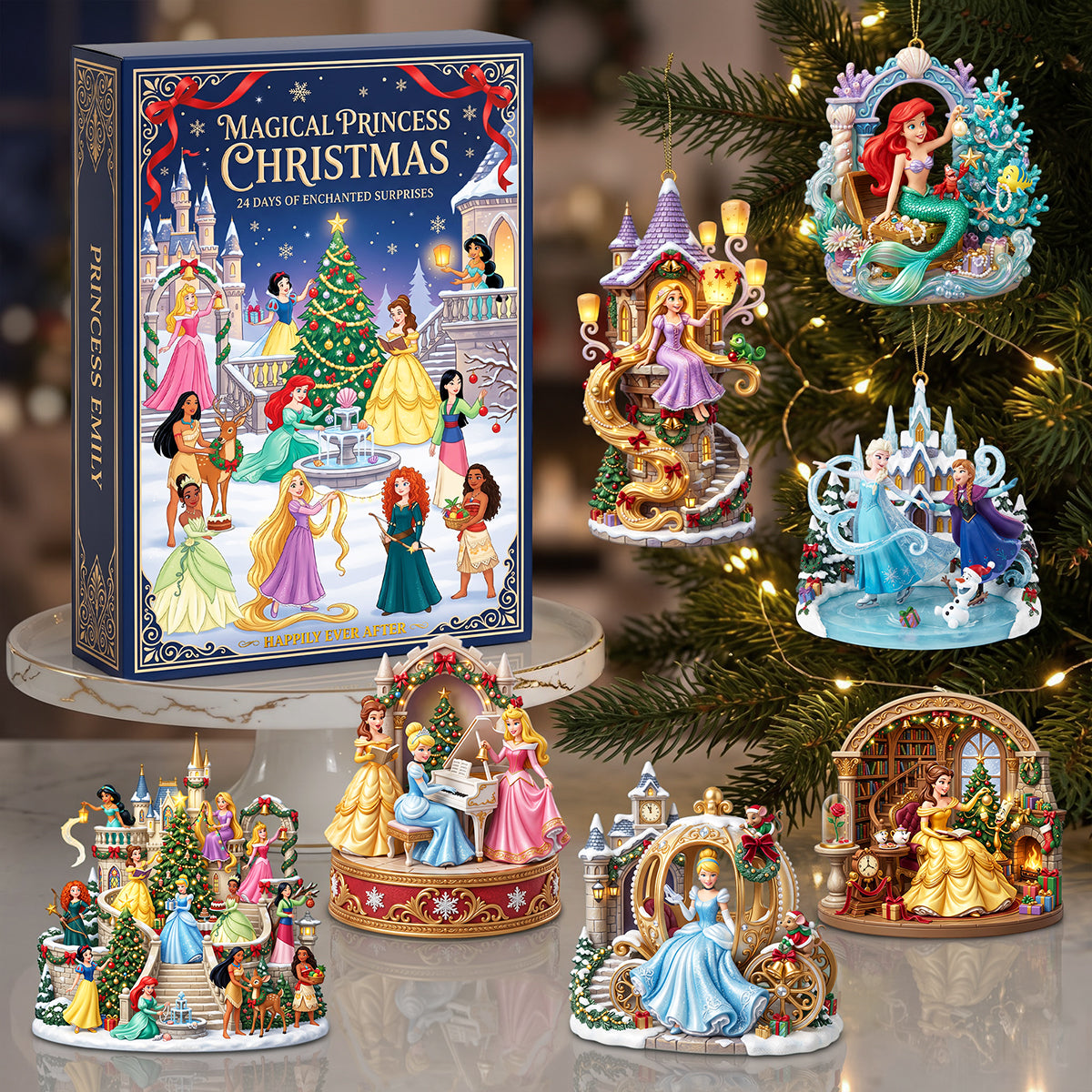 Lovely Fairy Tale Princesses Advent Calendar Blind Box - Personalized Christmas Gifts 02nata131026