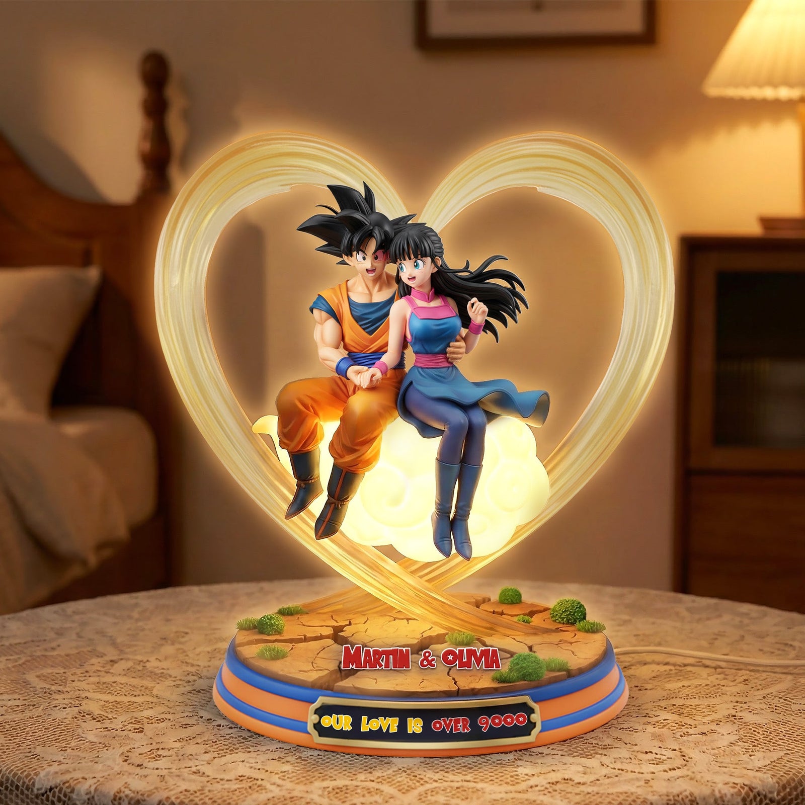 Romantic Couple Acrylic Light Box - Personalized Gifts For Couples 02kimg031225