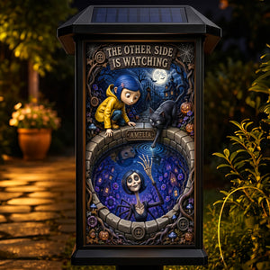 Gothic Fairytale Solar Power Garden Lamp - Personalized Gifts For Halloween 07haqn210826