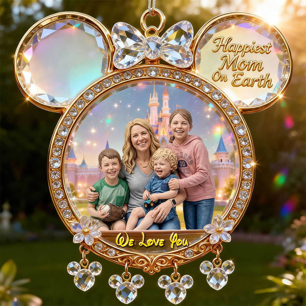 Love You Mom Suncatcher - Custom Photo Gifts For Mothers 04natn240326