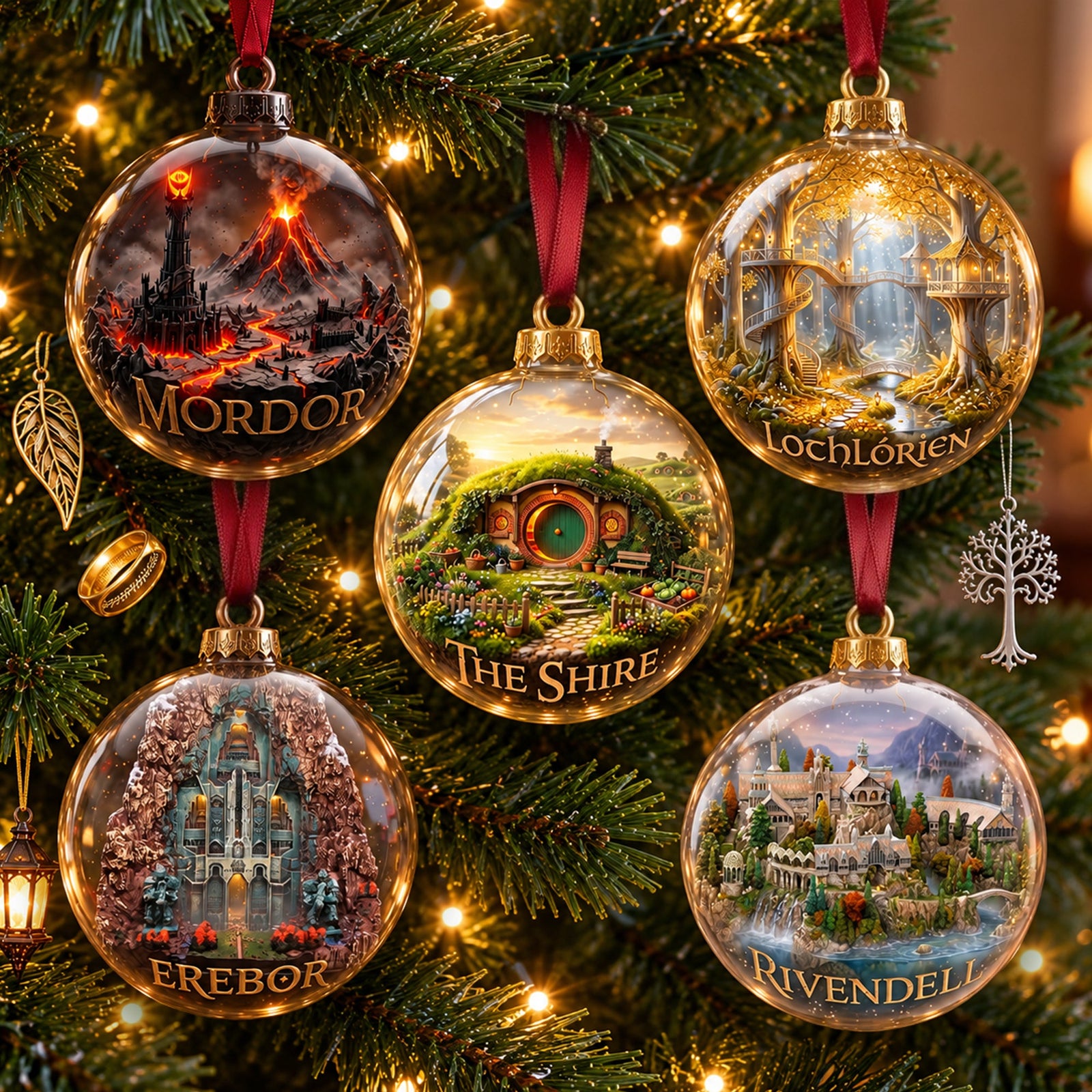 Fantasy Kingdoms Ornament - Personalized Christmas Gifts 04nalu300926