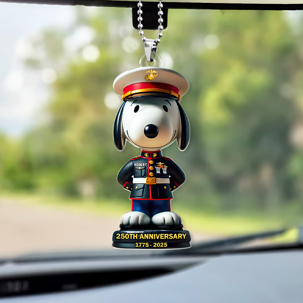 Navy Soldier Car Ornament - Personalized Gifts For Navy Soldier 02HUPU160725