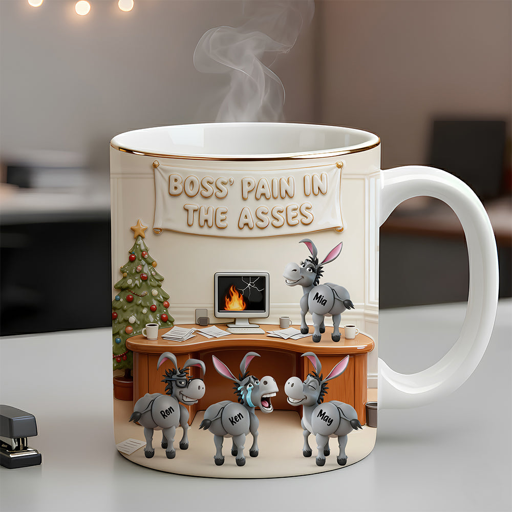 Fun Chaotic Donkey Coworker Mug Personalized Gifts For Boss 02qhdt011125