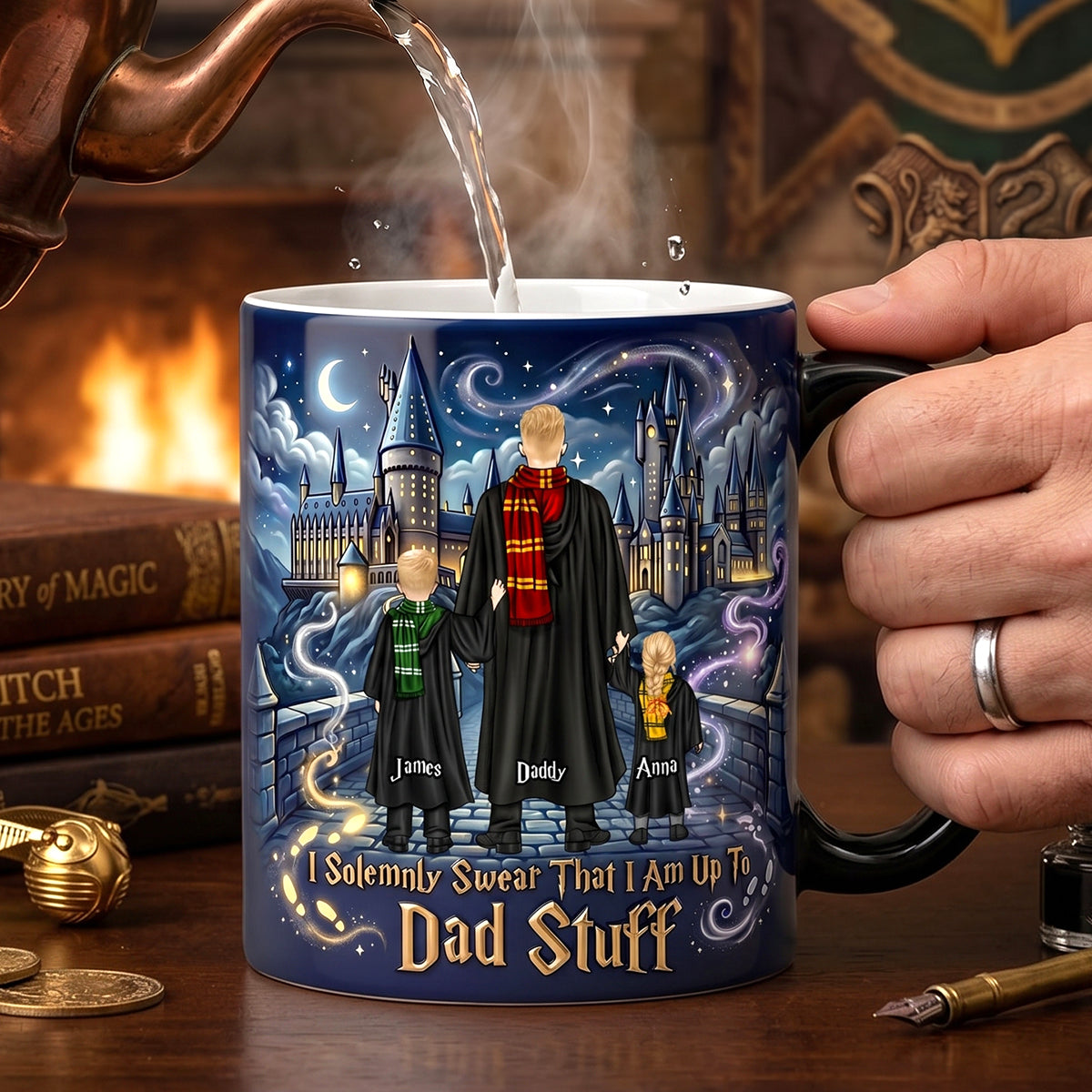 I Am Up To Dad Stuff Heat Changing Mug - Personalized Gifts For Dads 03natn060526