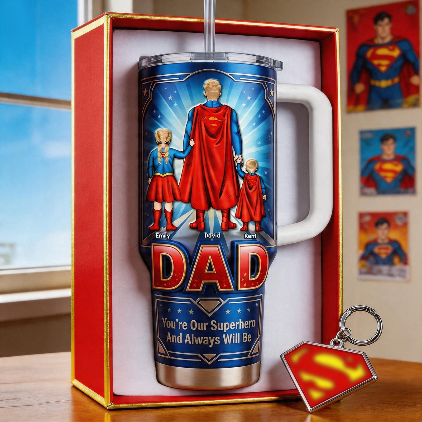 Fearless Guardian Dad Tumbler - Personalized Gifts For Dads 01naqn180426