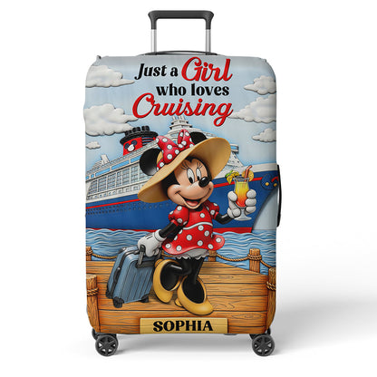 Cruising Couple Luggage Cover - Personalized Gifts For Couple 01NAQN200625-Homacus