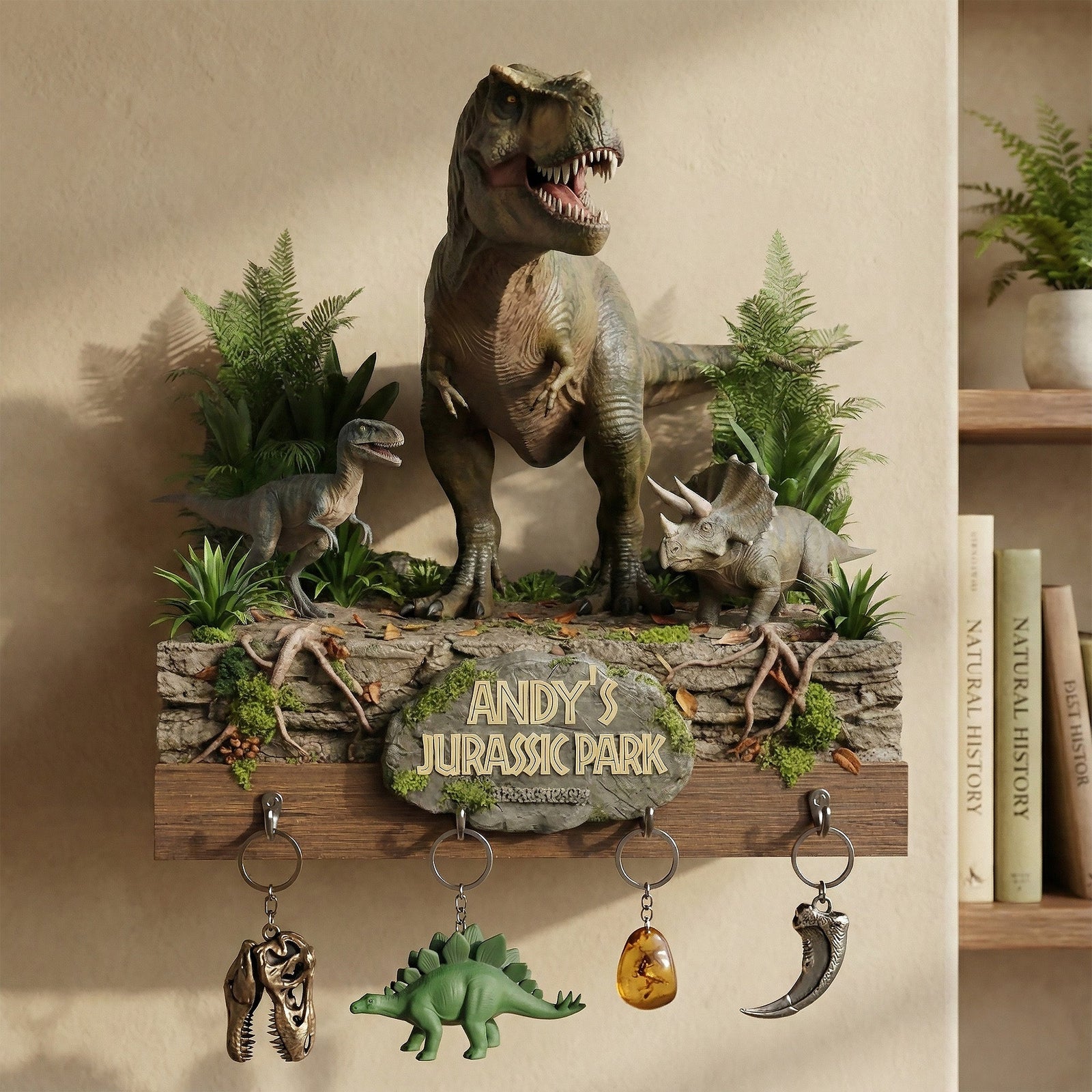 Jungle Acrylic Key Hanger - Personalized Gifts 03hymg081225