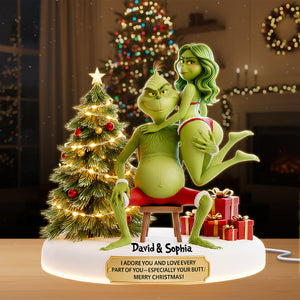 Mischievous Green Couples Light Box - Personalized Gift For Couples 07OHLU291025