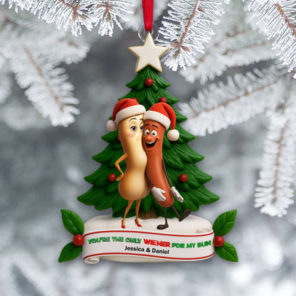 Cute Food Duo Ornament - Personalized Christmas Gifts For Couple 03OHLU040925