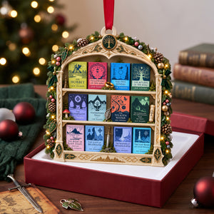 Fantasy Book Collection Christmas Acrylic Ornament - Personalized Gifts For Book Lovers 01NALU071026