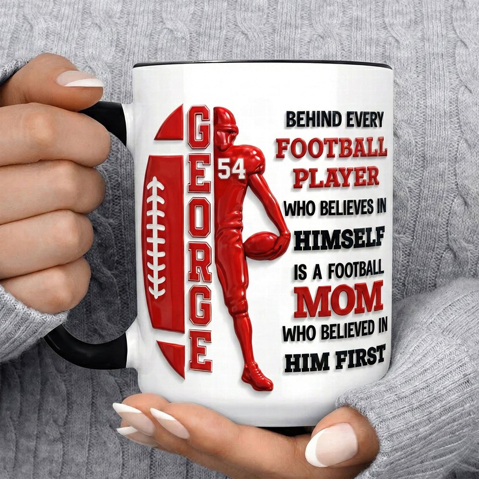 Football Mom Coffee Mug – Personalized Gifts For Mom 01huqn050126