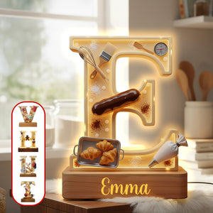 Sweet Bakery Alphabet Letter Light Box - Personalized For Bakers 02HYMG011125
